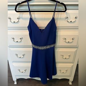 Charlotte Russe Royal Blue Homecoming Dress
